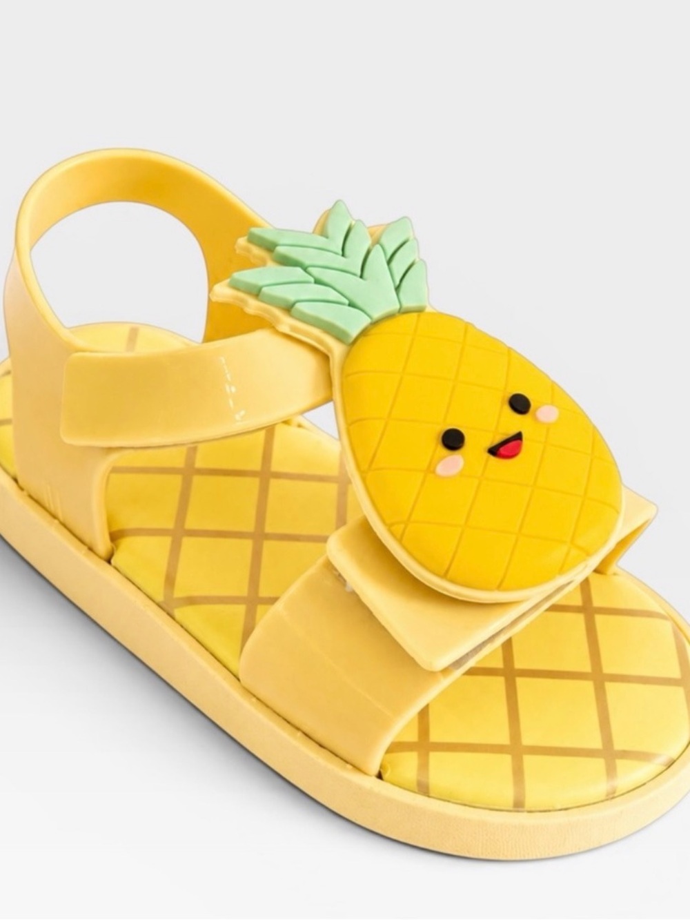 Mini Melissa Pineapple Sandals Size 6